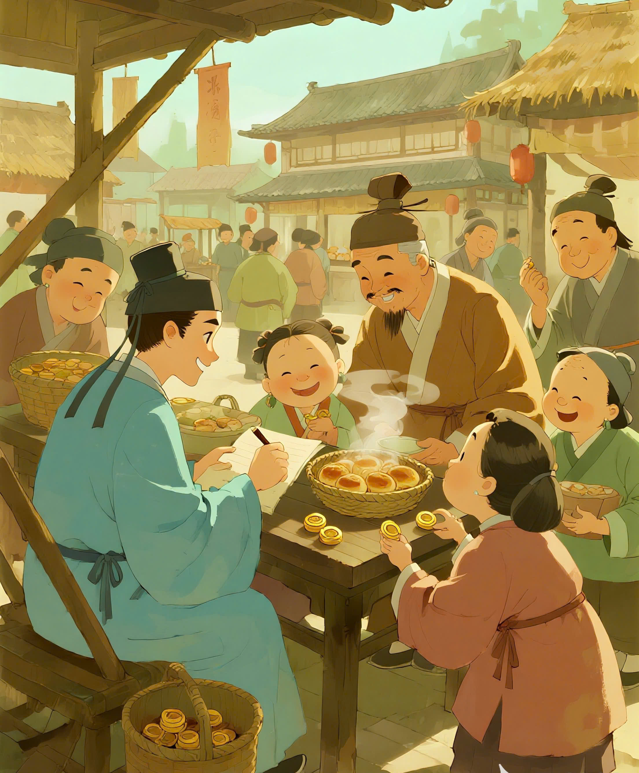 Mang Theo Tiểu Phu Lang Bán Bánh Thi Khoa Cử